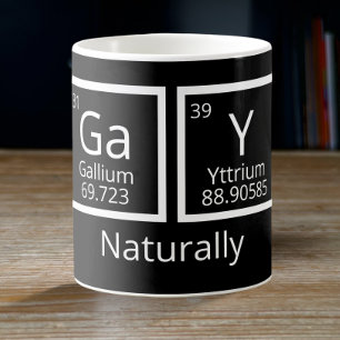 Natural Elements LGBT Gay Pride Periodic Table Coffee Mug