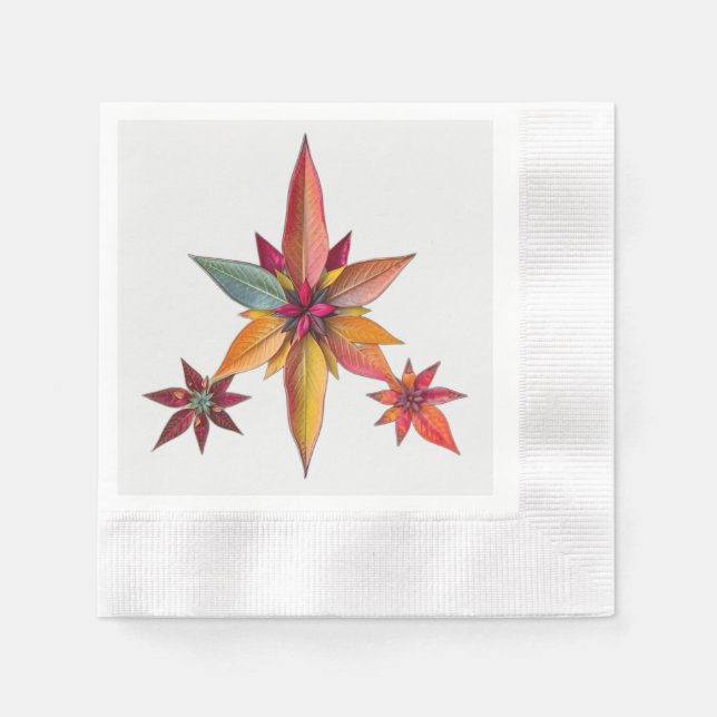 Natural Elements Star Pattern Napkin (Front)