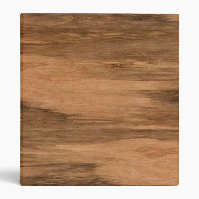 Natural Eucalyptus Wood Grain Look Binder (Front)