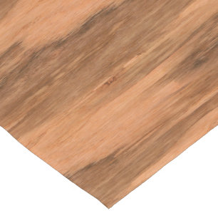 Natural Eucalyptus Wood Grain Look Medium Table Runner