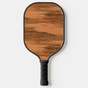 Natural Eucalyptus Wood Grain Look Pickleball Paddle
