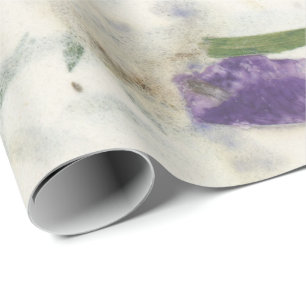 Natural Floral Grunge Shabby Earth Grass Mulberry Wrapping Paper