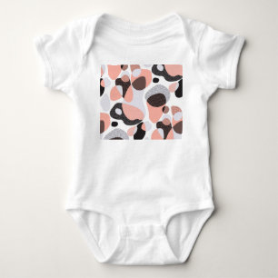 Natural Forms: Geometric Seamless Texture. Baby Bodysuit