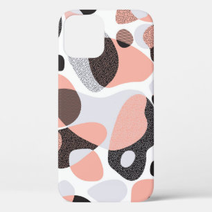 Natural Forms: Geometric Seamless Texture. iPhone 12 Case