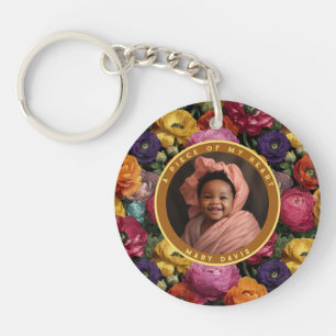 Natural Gift Sets For Women Ranunculus Floral Keychain