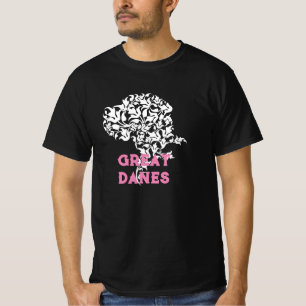 Natural Great Dane Hoodie T-Shirt