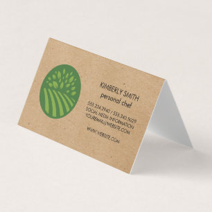 Natural Green Icon Business Card