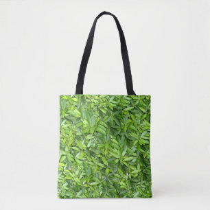 Natural Green Plant Wall - Vibrant Decoration  Tote Bag