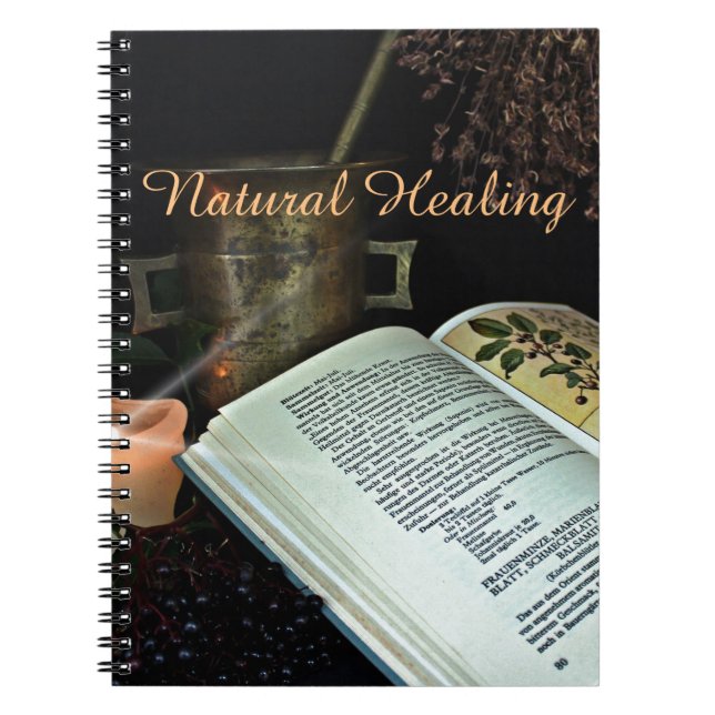 Natural Healing Notebook (Front)
