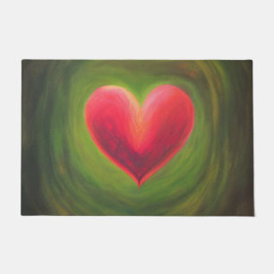 Natural Heart Doormat