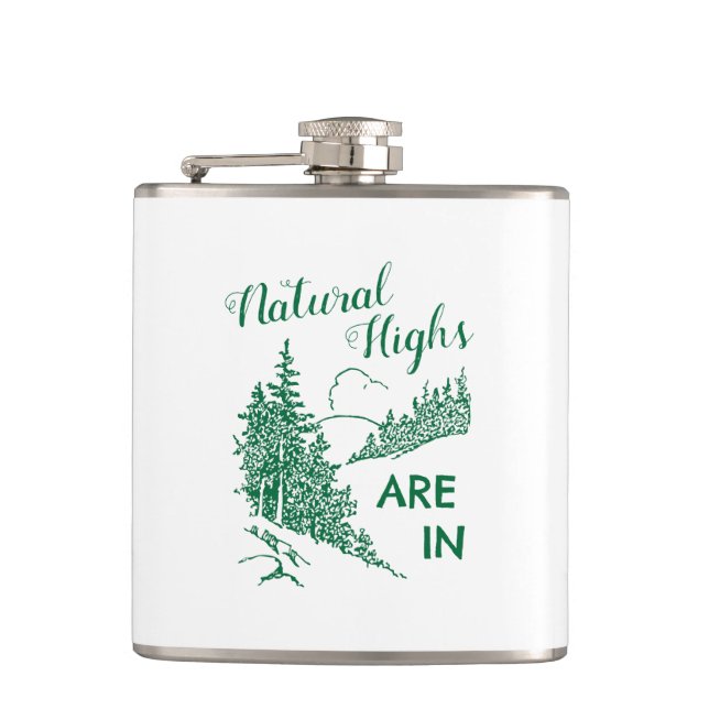 Natural Highs Are In Hip Flask (Front)