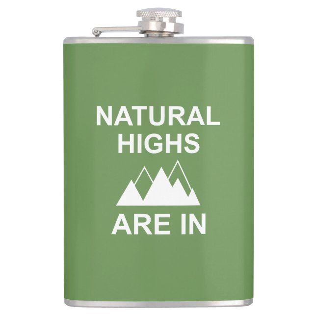 Natural Highs Are In Hip Flask (Front)