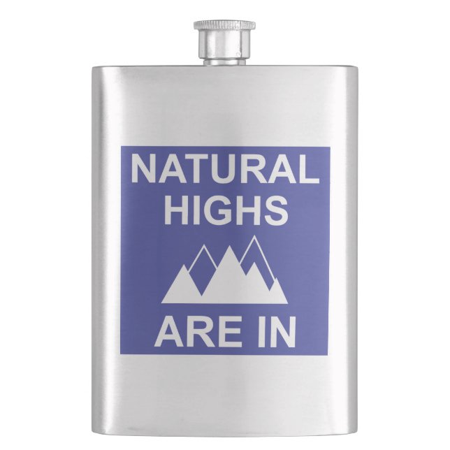 Natural Highs Are In Hip Flask (Front)