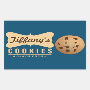 Natural   Homebaked   Gourmet   Handmade Cookies Sticker