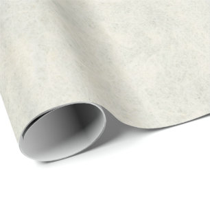 Natural Kraft Floral Rose Petals Bronze Ivory Wrapping Paper