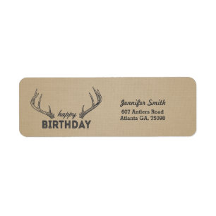 Natural Kraft Paper Feel Custom Address Labels