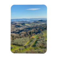 Natural landscape in Tuscany, travel Italy
