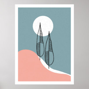 Natural landscape poster