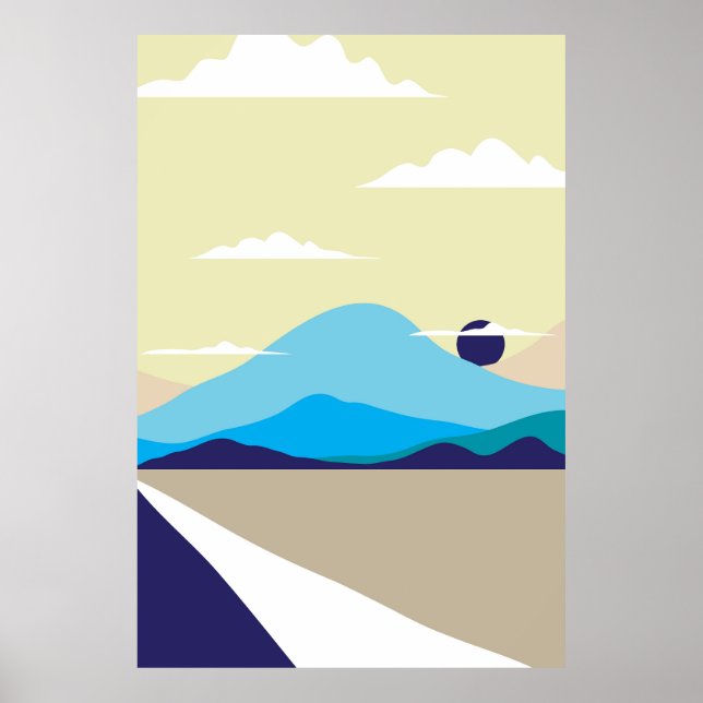 Natural landscapes poster (Front)