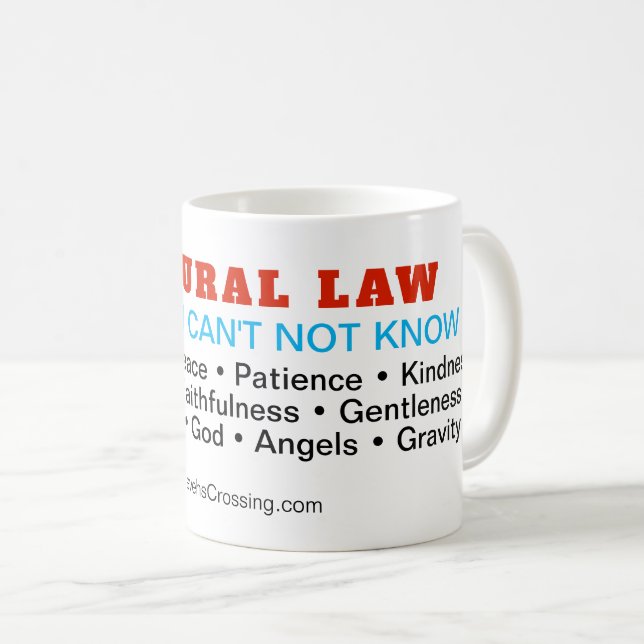 Natural Law Mug (Front Right)