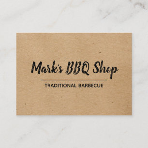 Natural   Layout   BBQ Business Card