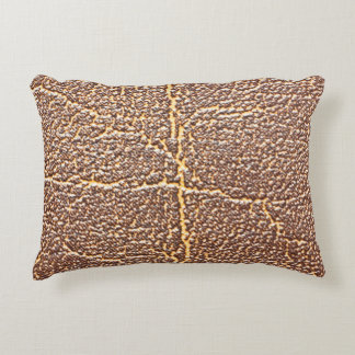 Natural leather book cover texture abstract, aged, accent pillow