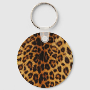 Natural Leopard Spots Keychain