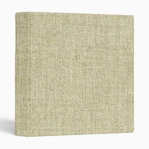 Natural Linen Canvas Texture Binder