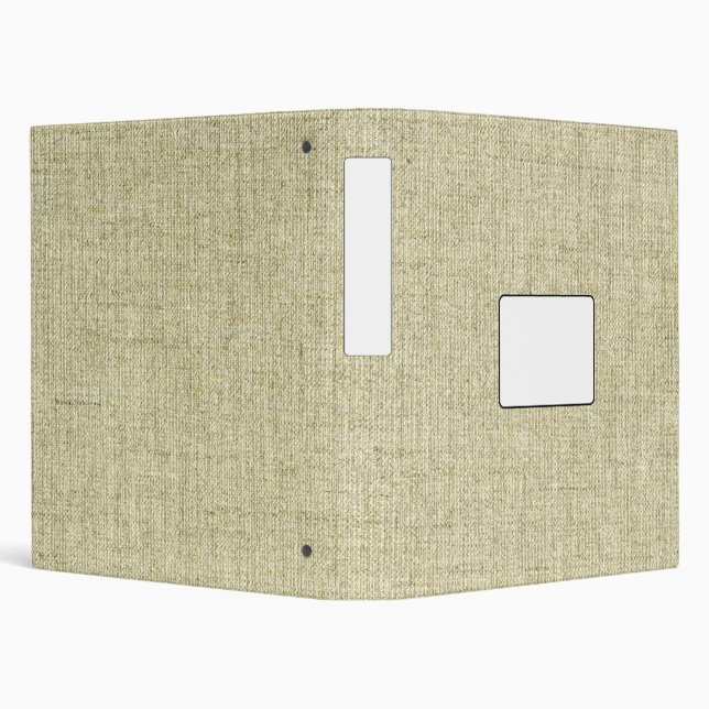 Natural Linen Canvas Texture Binder (Background)