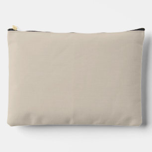 Natural Linen Solid Colour Accessory Pouch