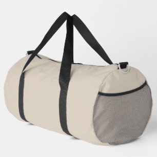 Natural Linen Solid Colour Duffle Bag