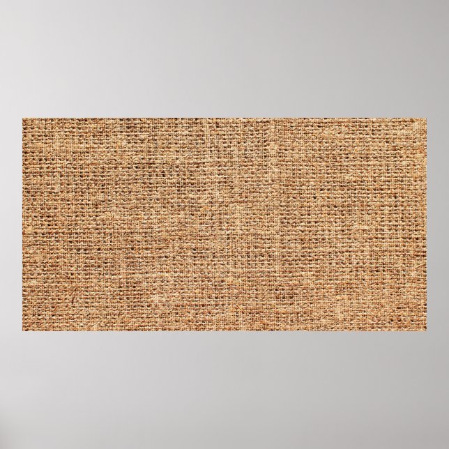 Natural linen texture as background poster (Front)