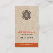 Natural Multi-Purpose Biz Card (orange)