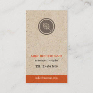 Natural Multi-Purpose Biz Card (orange)