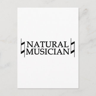 Natural Musician Postcard