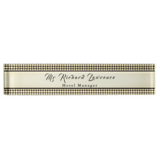 Natural Nameplate