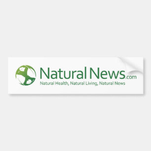 Natural News Logo Bumpersticker Bumper Sticker