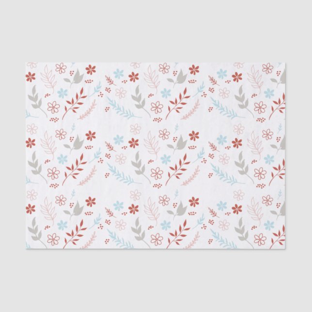 Natural Noël Christmas Holiday Tissue Paper (Front)