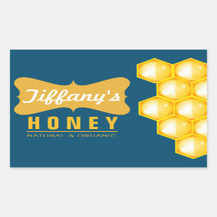 Natural   Organic Honey   Pure Honey   Farm Honey Sticker