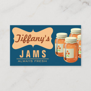 Natural Organic   Orange Marmalade   Handmade Jams Business Card