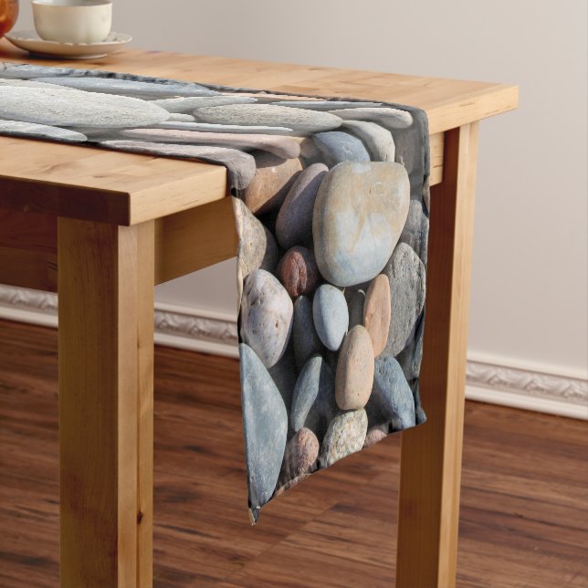 Natural Pebbles Table Runner (In Situ)