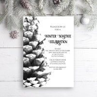 Natural Pine Cone Woodland Winter Solstice