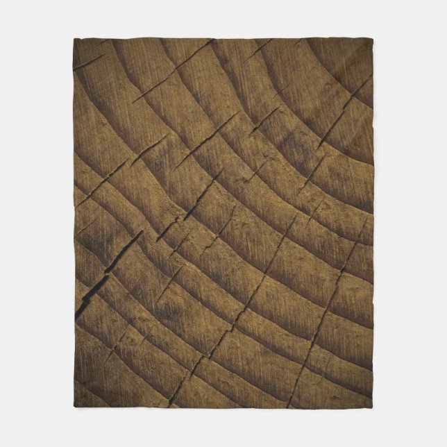  Natural Pine Wood Background. Raw Material. Organ Fleece Blanket (Front)