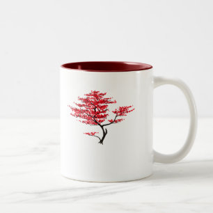 Natural Red Two-Tone Coffee Mug