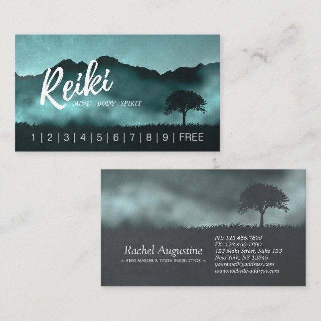 Natural Reiki Master Yoga instructor Loyalty Punch (Front/Back)