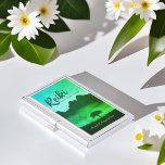 Natural Reiki Master Yoga Mediation instructor Business Card Holder<br><div class="desc">Elegant Yoga Studio Meditation Instructor / Life Coach / Healer / Reiki Master / Massage Therapy Business Card Holder Templates.
Natural Foggy Forest in the Mountains.</div>