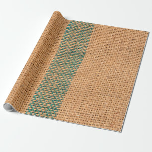 Natural sackcloth brown color textured and backgro wrapping paper