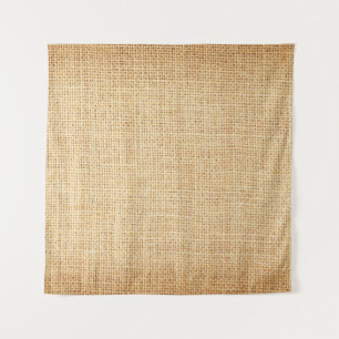 Natural sackcloth, textured background. tapestry