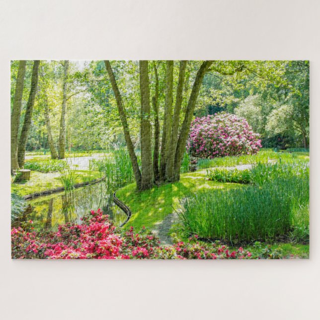 Natural scene from Keukenhof park, Netherlands Jigsaw Puzzle (Horizontal)