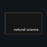natural science. business card<br><div class="desc"></div>
